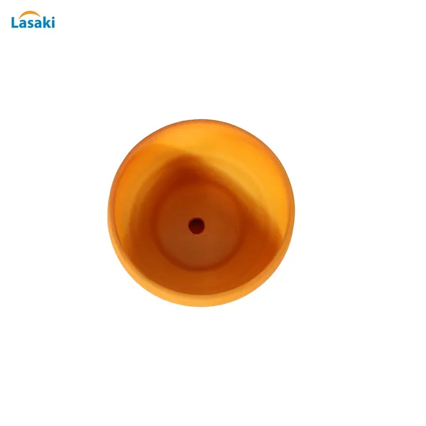 Bowl_Small_Lily_With_Plate_Lily_R4_Ceramic_Pots_For_Indoor_Plants,Planters,Flower,Gamla,Outdoor,Balcony,Home,Garden,Decor,Succulent(Bowl-H-8Cmxd-15Cm,Plate-H-2Xd-13Cm)