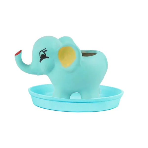 Jumbo_Aqua_With_Plate_Aqua_R4_Ceramic_Pots_For_Indoor_Plants,Planters,Flower,Gamla,Outdoor,Balcony,Home,Garden,Decor(Pot-L-18_X_W-10_X_H-12_Cm,Plate-H-2Xd-13Cm)