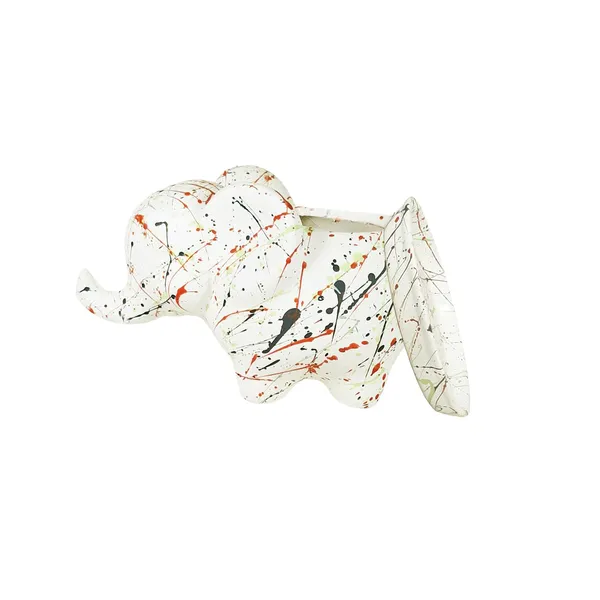 Jumbo_Multi_With_Plate_Multi_R4_Ceramic_Pots_For_Indoor_Plants,Planters,Flower,Gamla,Outdoor,Balcony,Home,Garden,Decor(Pot-L-18_X_W-10_X_H-12_Cm,Plate-H-2Xd-13Cm)