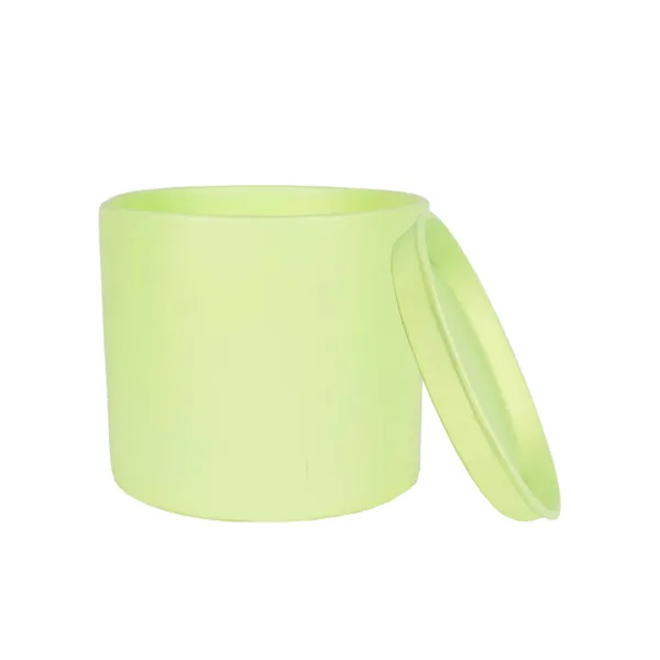 Sara_4_Inch_Mint_With_Plate_Mint_R5_Ceramic_Pots_For_Indoor_Plants,Planters,Flower,Gamla,Outdoor,Balcony,Home,Garden,Decor(Pot-H-10.5Cmxd-12Cm,Plate-H-2Xd-15Cm)