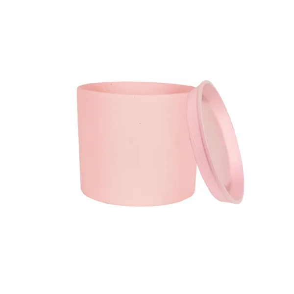 Sara_4_Inch_Pink_With_Plate_Pink_R5_Ceramic_Pots_For_Indoor_Plants,Planters,Flower,Gamla,Outdoor,Balcony,Home,Garden,Decor(Pot-H-10.5Cmxd-12Cm,Plate-H-2Xd-15Cm)