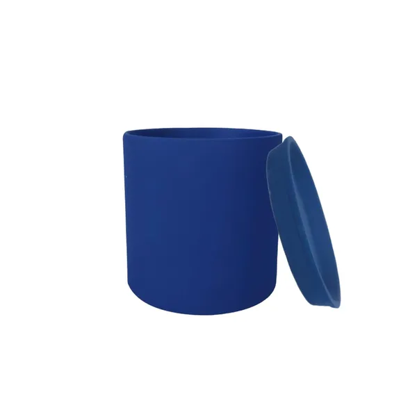 Sara_4_Inch_Blue_With_Plate_Blue_R5_Ceramic_Pots_For_Indoor_Plants,Planters,Flower,Gamla,Outdoor,Balcony,Home,Garden,Decor(Pot-H-10.5Cmxd-12Cm,Plate-H-2Xd-15Cm)