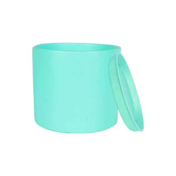 Sara_5_Inch_Aqua_With_Plate_Aqua_R6_Ceramic_Pots_For_Indoor_Plants,Planters,Flower,Gamla,Outdoor,Balcony,Home,Garden,Decor(Pot-H-13Cmxd-14Cm,Plate-H-2.5Xd-16Cm)