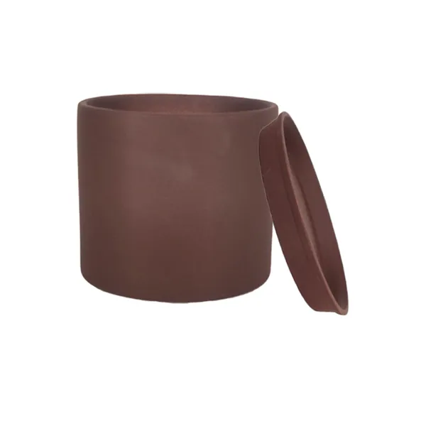 Sara_5_Inch_Truffle_With_Plate_Truffle_R6_Ceramic_Pots_For_Indoor_Plants,Planters,Flower,Gamla,Outdoor,Balcony,Home,Garden,Decor(Pot-H-13Cmxd-14Cm,Plate-H-2.5Xd-16Cm)