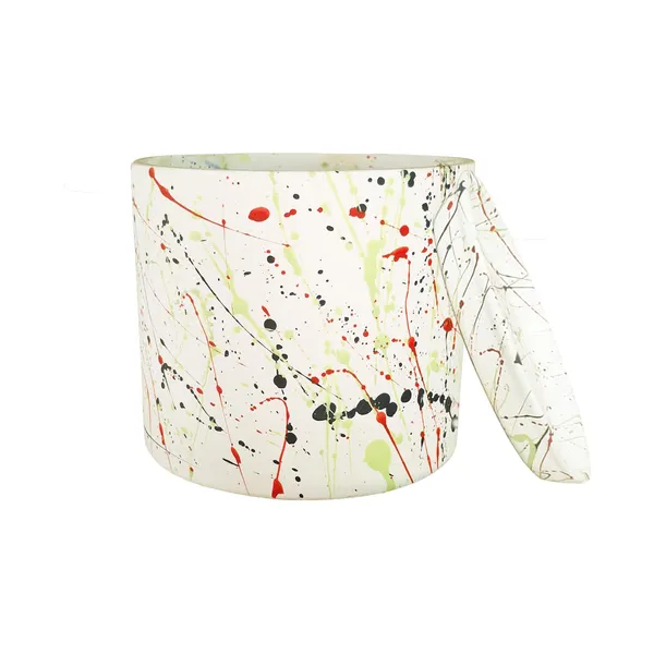 Sara_5_Inch_Multi_With_Plate_Multi_R6_Ceramic_Pots_For_Indoor_Plants,Planters,Flower,Gamla,Outdoor,Balcony,Home,Garden,Decor(Pot-H-13Cmxd-14Cm,Plate-H-2.5Xd-16Cm)
