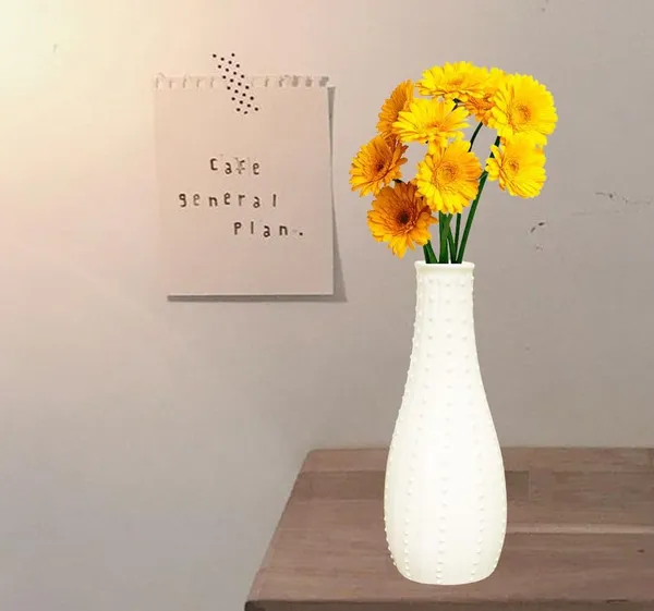 Finch_Medium_Cream_Ceramic_Flower_Vase_For_Living_Room,_Bedroom,_Dining_Table,_Home_Decoration,_Artificial_Flowers_(D_-_9_X_H_-_25.5_Cm)