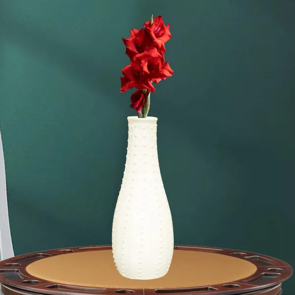 Finch_Medium_Cream_Ceramic_Flower_Vase_For_Living_Room,_Bedroom,_Dining_Table,_Home_Decoration,_Artificial_Flowers_(D_-_9_X_H_-_25.5_Cm)