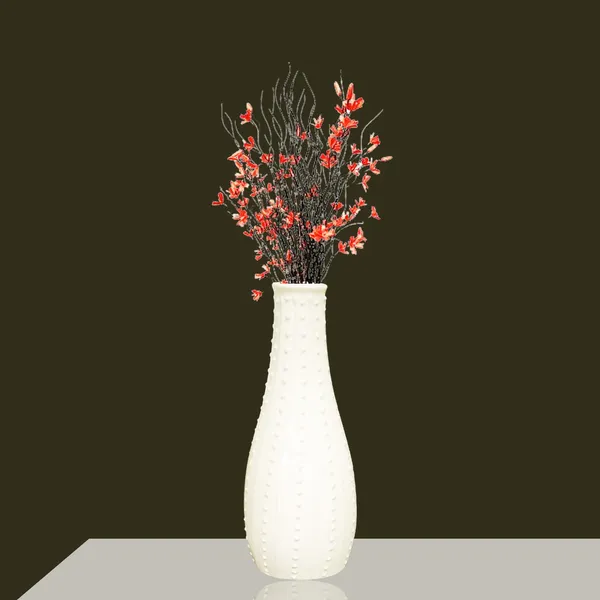 Finch_Medium_Cream_Ceramic_Flower_Vase_For_Living_Room,_Bedroom,_Dining_Table,_Home_Decoration,_Artificial_Flowers_(D_-_9_X_H_-_25.5_Cm)