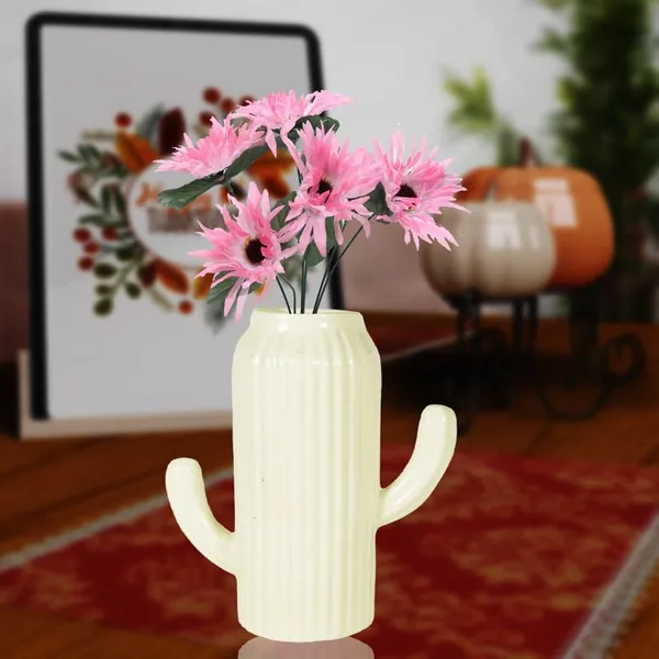 Cactus_Vase_Cream_Ceramic_Flower_Vase_For_Living_Room,_Bedroom,_Dining_Table,_Home_Decoration,_Artificial_Flowers_(L_-_17.5_X_W_-_8_X_H_-_17.5_Cm)