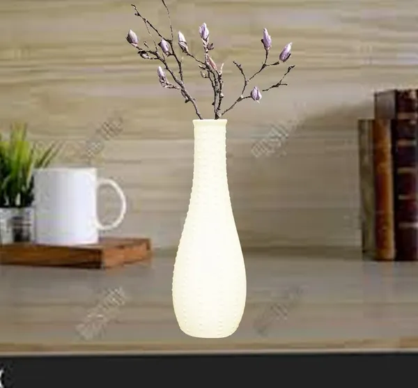 Finch_Big_Cream_Ceramic_Flower_Vase_For_Living_Room,_Bedroom,_Dining_Table,_Home_Decoration,_Artificial_Flowers_(D_-_11.5_X_H_-_34_Cm)