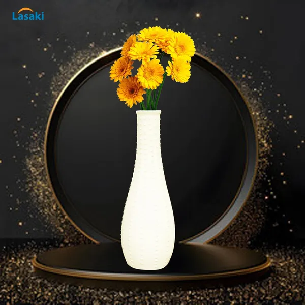 Finch_Big_Cream_Ceramic_Flower_Vase_For_Living_Room,_Bedroom,_Dining_Table,_Home_Decoration,_Artificial_Flowers_(D_-_11.5_X_H_-_34_Cm)