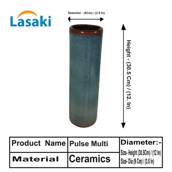 Pulse_Multi_Ceramic_Flower_Vase_For_Living_Room,_Bedroom,_Dining_Table,_Home_Decoration,_Artificial_Flowers_(D_-_9_X_H_-_30.5_Cm)