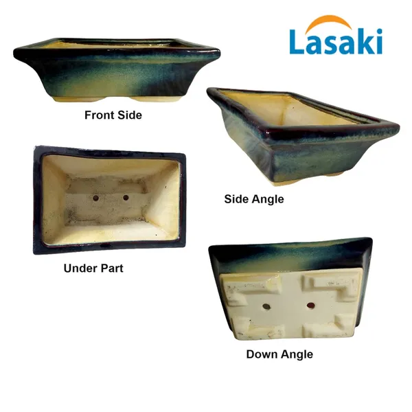 Urban_Multi_Ceramic_Pots_For_Indoor_Plants,Bonsai,Planters,Gamla,Outdoor,Balcony,Home,Garden,Office_Decor,Succulent(L_-_35_X_W_-_23_X_H_-_11_Cm)