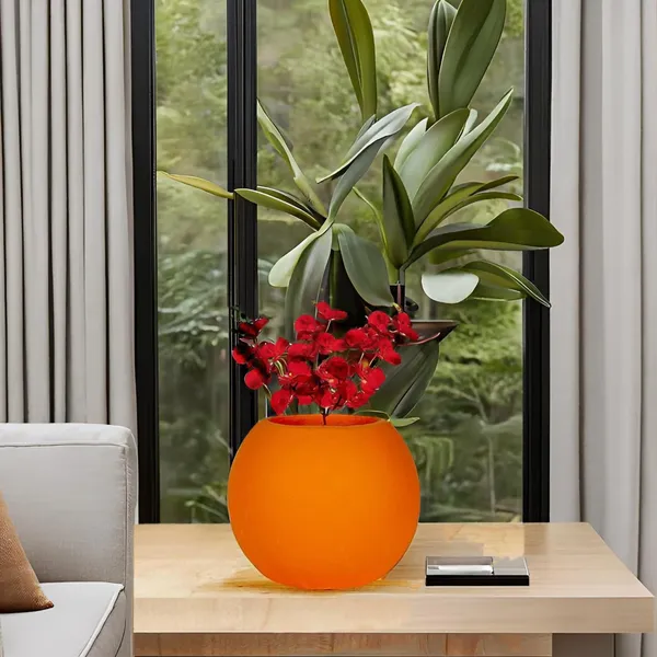 Peblo_Small_Lily_Ceramic_Pots_For_Indoor_Plants,_Planters,Gamla,Outdoor,Balcony,Home,Round,Garden,_Office_Decor,Succulent(H_-_7_X_D_-_9_Cm)