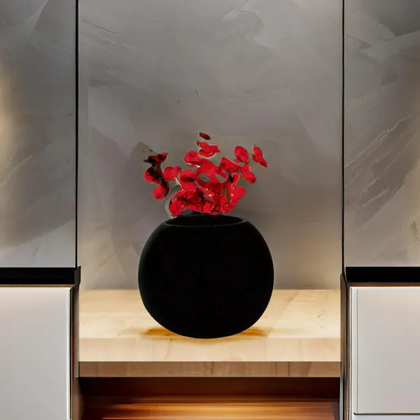 Peblo_Big_Black_Ceramic_Pots_For_Indoor_Plants,_Planters,Gamla,Outdoor,Balcony,Home,Round,Garden,_Office_Decor,Succulent(H_-_8.5_X_D_-_11_Cm)