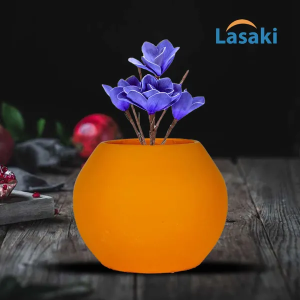 Peblo_Big_Lily_Ceramic_Pots_For_Indoor_Plants,_Planters,Gamla,Outdoor,Balcony,Home,Round,Garden,_Office_Decor,Succulent(H_-_8.5_X_D_-_11_Cm)