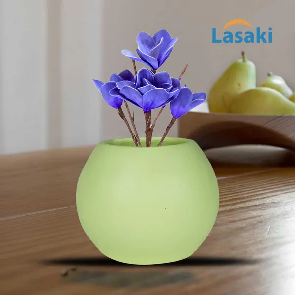Peblo_Big_Mint_Ceramic_Pots_For_Indoor_Plants,_Planters,Gamla,Outdoor,Balcony,Home,Round,Garden,_Office_Decor,Succulent(H_-_8.5_X_D_-_11_Cm)
