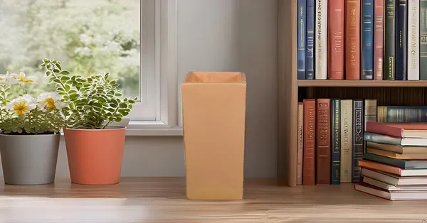 Tower_Small_Ginger_Ceramic_Flower_Vase_For_Living_Room,_Bedroom,_Dining_Table,_Home_Decoration,_Artificial_Flowers_(L_-_6.5_X_W_-_6.5._X_H_-_13_Cm)