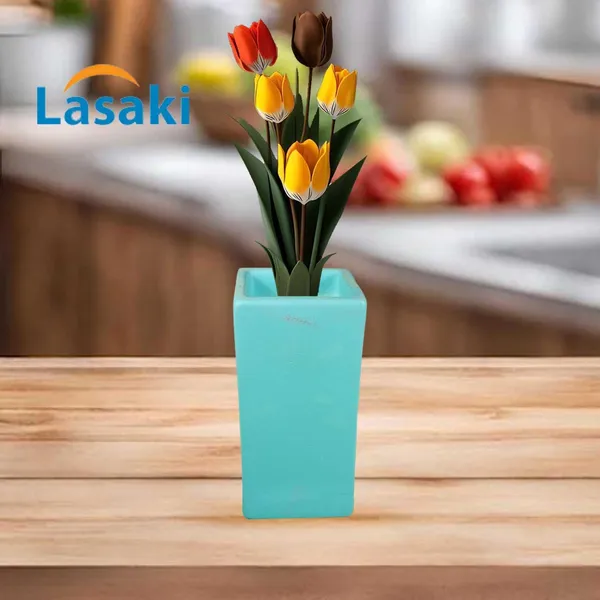 Tower_Big_Aqua_Ceramic_Flower_Vase_For_Living_Room,_Bedroom,_Dining_Table,_Home_Decoration,_Artificial_Flowers_(L_-_7_X_W_-_7_X_H_-_15_Cm)