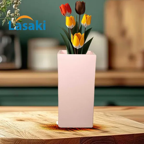 Tower_Big_Pink_Ceramic_Flower_Vase_For_Living_Room,_Bedroom,_Dining_Table,_Home_Decoration,_Artificial_Flowers_(L_-_7_X_W_-_7_X_H_-_15_Cm)