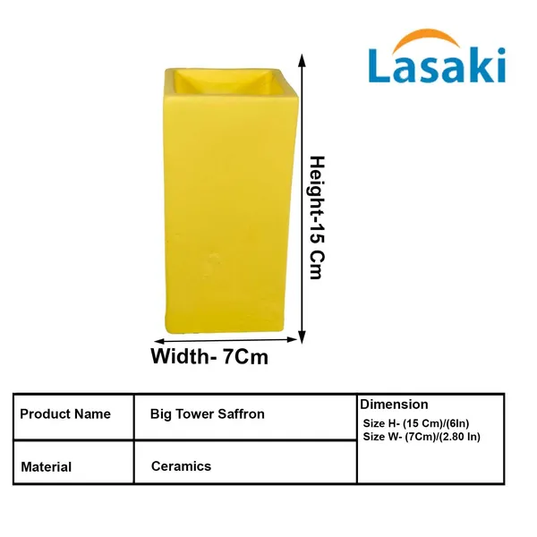 Tower_Big_Saffron_Ceramic_Flower_Vase_For_Living_Room,_Bedroom,_Dining_Table,_Home_Decoration,_Artificial_Flowers_(L_-_7_X_W_-_7_X_H_-_15_Cm)