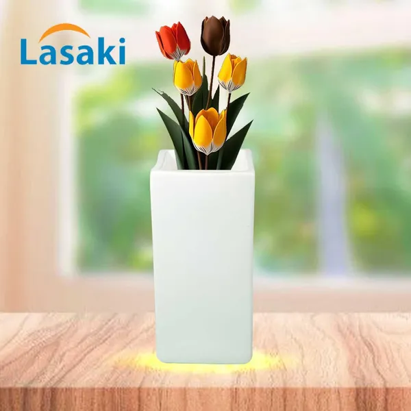 Tower_Big_White_Ceramic_Flower_Vase_For_Living_Room,_Bedroom,_Dining_Table,_Home_Decoration,_Artificial_Flowers_(L_-_7_X_W_-_7_X_H_-_15_Cm)