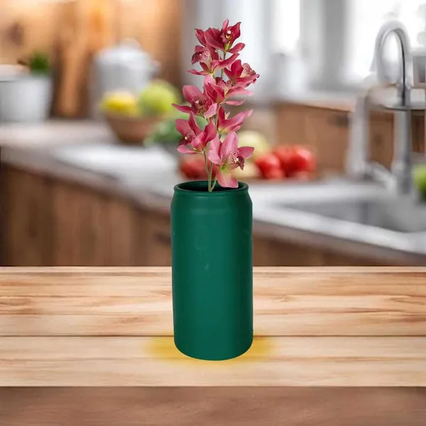 Can_Small_Deep_Jungle_Ceramic_Flower_Vase_For_Living_Room,_Bedroom,_Dining_Table,_Home_Decoration,_Artificial_Flowers_(D-_6_X_H_-_13_Cm)