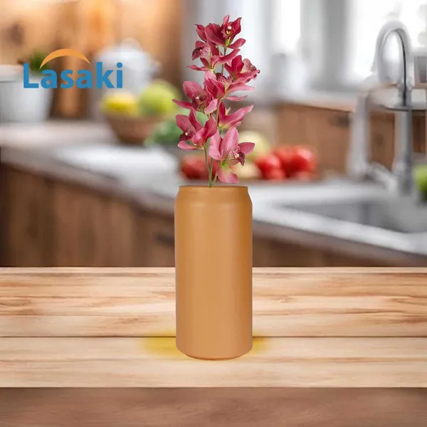 Small_Ginger_Ceramic_Flower_Vase_For_Living_Room,_Bedroom,_Dining_Table,_Home_Decoration,_Artificial_Flowers_(D-_6_X_H_-_13_Cm)