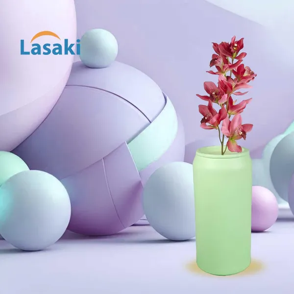 Can_Small_Mint_Ceramic_Flower_Vase_For_Living_Room,_Bedroom,_Dining_Table,_Home_Decoration,_Artificial_Flowers_(D-_6_X_H_-_13_Cm)