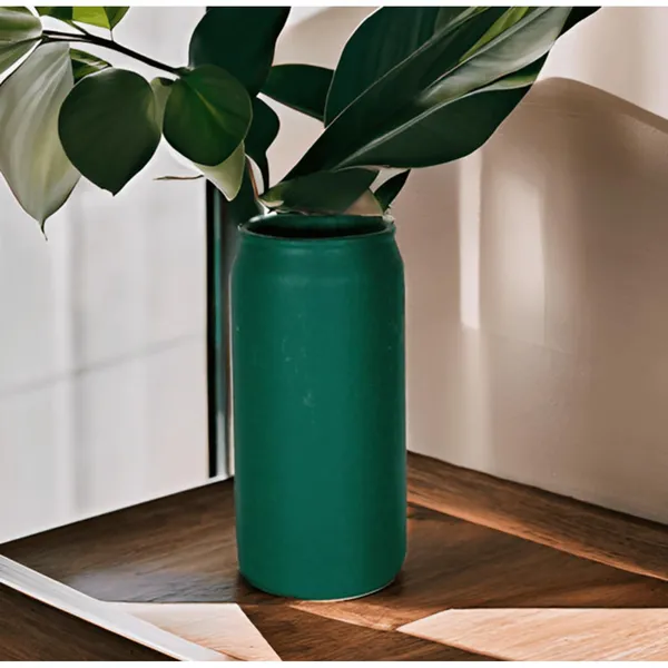 Can_Big_Deep_Jungle_Ceramic_Flower_Vase_For_Living_Room,_Bedroom,_Dining_Table,_Home_Decoration,_Artificial_Flowers_(D-_7_X_H_-_15_Cm)