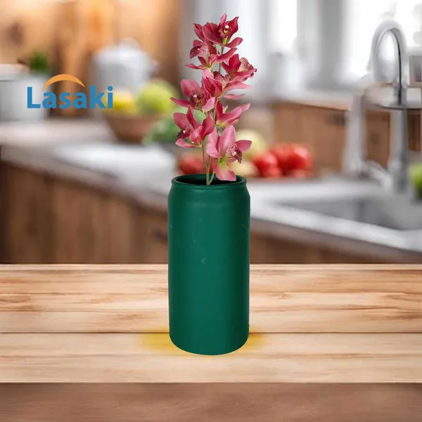Can_Big_Deep_Jungle_Ceramic_Flower_Vase_For_Living_Room,_Bedroom,_Dining_Table,_Home_Decoration,_Artificial_Flowers_(D-_7_X_H_-_15_Cm)