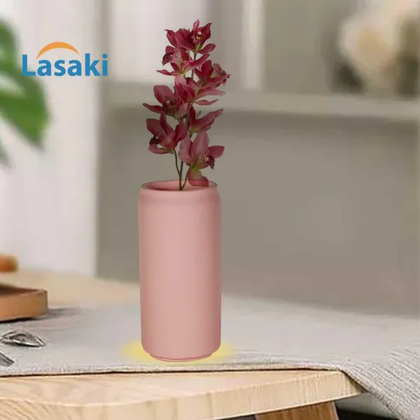 Can_Big_Pink_Ceramic_Flower_Vase_For_Living_Room,_Bedroom,_Dining_Table,_Home_Decoration,_Artificial_Flowers_(D-_7_X_H_-_15_Cm)