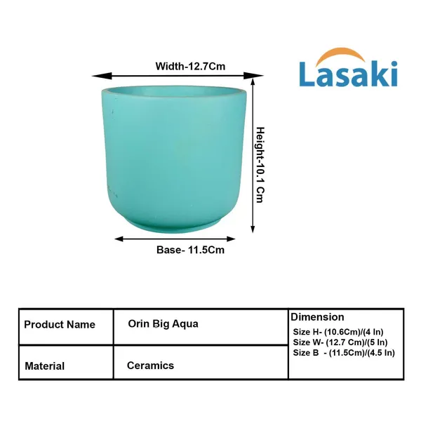 Orin_Big_Aqua_Ceramic_Pots_For_Indoor_Plants,_Planters,Gamla,Outdoor,Balcony,Home,Round,Garden,_Office_Decor,Succulent(H_-_11.5_X_D_-_13_Cm)
