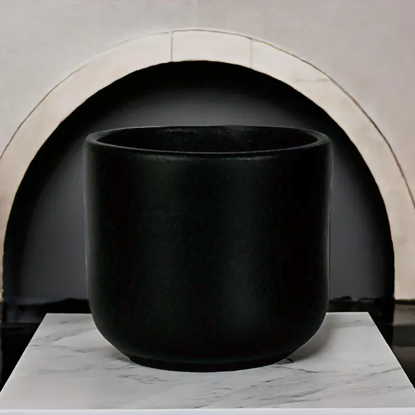 Orin_Big_Black_Ceramic_Pots_For_Indoor_Plants,_Planters,Gamla,Outdoor,Balcony,Home,Round,Garden,_Office_Decor,Succulent(H_-_11.5_X_D_-_13_Cm)