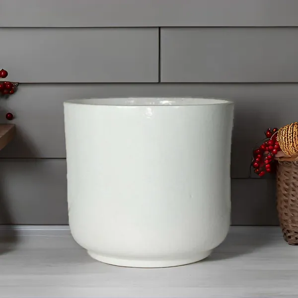 Orin_Big_White_Ceramic_Pots_For_Indoor_Plants,_Planters,Gamla,Outdoor,Balcony,Home,Round,Garden,_Office_Decor,Succulent(H_-_11.5_X_D_-_13_Cm)