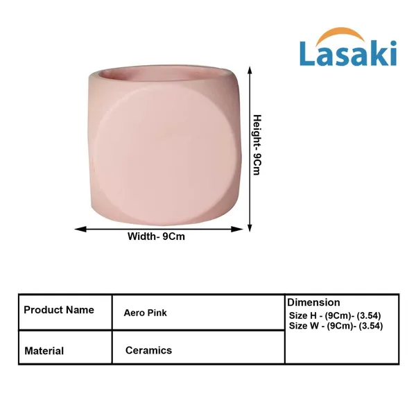Aero_Pink_Ceramic_Pots_For_Indoor_Plants,_Planters,Gamla,Outdoor,Balcony,Home,Round,Garden,_Office_Decor,Succulent(L-9_X_W_-_9_X_H_-_9_Cm)