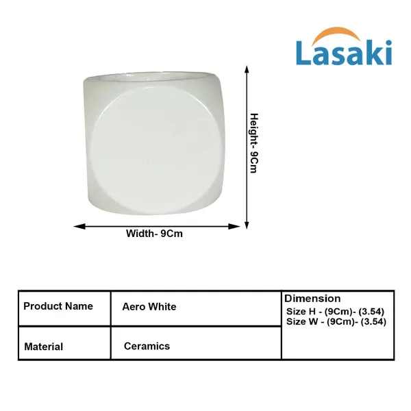 Aero_White_Ceramic_Pots_For_Indoor_Plants,_Planters,Gamla,Outdoor,Balcony,Home,Round,Garden,_Office_Decor,Succulent(L-9_X_W_-_9_X_H_-_9_Cm)