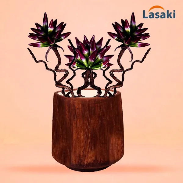 Clara_Antique_Ceramic_Pots_For_Indoor_Plants,_Planters,Gamla,Outdoor,Balcony,Home,Round,Garden,_Office_Decor,Succulent(H_-_12.5_X_D_-_12.5_Cm)