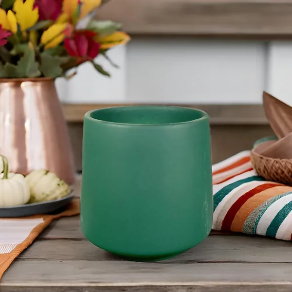 Clara_Deep_Jungle_Ceramic_Pots_For_Indoor_Plants,_Planters,Gamla,Outdoor,Balcony,Home,Round,Garden,_Office_Decor,Succulent(H_-_12.5_X_D_-_12.5_Cm)