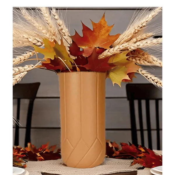 Vexa_Ginger_Ceramic_Flower_Vase_For_Living_Room,_Bedroom,_Dining_Table,_Home_Decoration,_Artificial_Flowers_(D-_10_X_H_-_20_Cm)