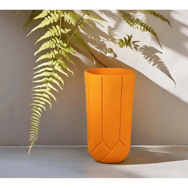 Vexa_Lily_Ceramic_Flower_Vase_For_Living_Room,_Bedroom,_Dining_Table,_Home_Decoration,_Artificial_Flowers_(D-_10_X_H_-_20_Cm)