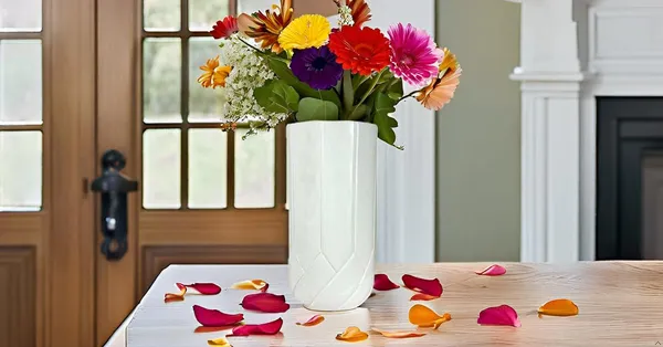 Vexa_White_Ceramic_Flower_Vase_For_Living_Room,_Bedroom,_Dining_Table,_Home_Decoration,_Artificial_Flowers_(D-_10_X_H_-_20_Cm)