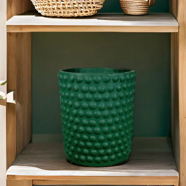 Bubble_Big_Deep_Jungle_Ceramic_Pots_For_Indoor_Plants,_Planters,Gamla,Outdoor,Balcony,Home,Round,Garden,_Office_Decor,Succulent(H_-_15_X_D_-_13_Cm)