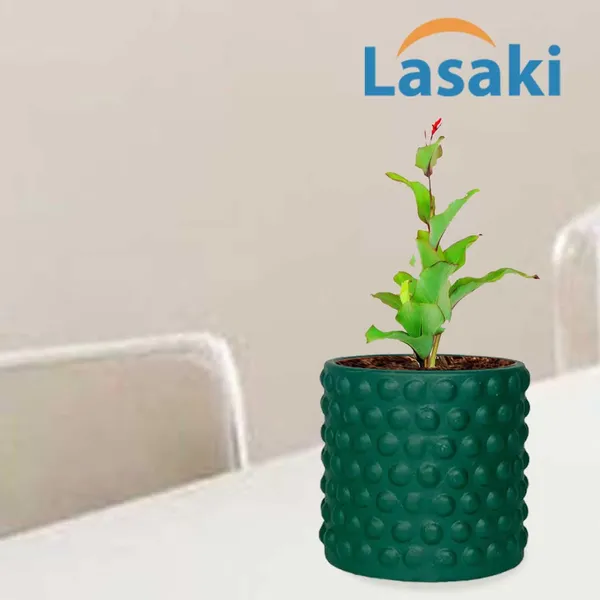 Bubble_Small_Deep_Jungle_Ceramic_Pots_For_Indoor_Plants,_Planters,Gamla,Outdoor,Balcony,Home,Round,Garden,_Office_Decor,Succulent(H_-_10_X_D_-_10_Cm)