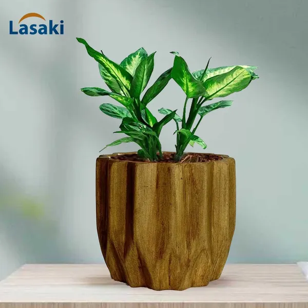 Montra_Antique_Ceramic_Pots_For_Indoor_Plants,_Planters,Gamla,Outdoor,Balcony,Home,Round,Garden,_Office_Decor,Succulent(H_-_10.5_X_D_-_12.5_Cm)