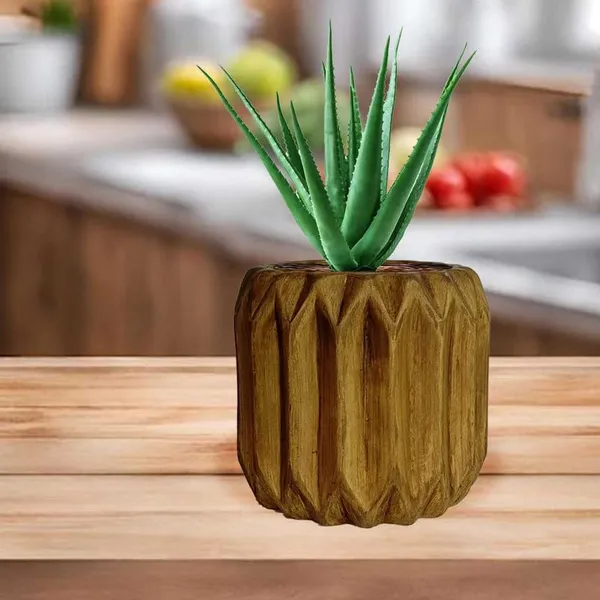 Kavira_Antique_Ceramic_Pots_For_Indoor_Plants,_Planters,Gamla,Outdoor,Balcony,Home,Round,Garden,_Office_Decor,Succulent(H_-_11_X_D_-_12_Cm)