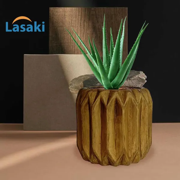 Kavira_Antique_Ceramic_Pots_For_Indoor_Plants,_Planters,Gamla,Outdoor,Balcony,Home,Round,Garden,_Office_Decor,Succulent(H_-_11_X_D_-_12_Cm)