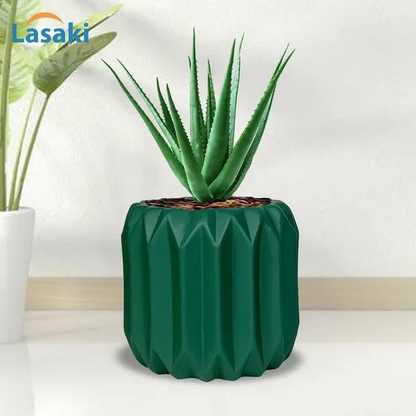 Kavira_Deep_Jungle_Ceramic_Pots_For_Indoor_Plants,_Planters,Gamla,Outdoor,Balcony,Home,Round,Garden,_Office_Decor,Succulent(H_-_11_X_D_-_12_Cm)