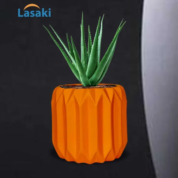 Kavira_Lily_Ceramic_Pots_For_Indoor_Plants,_Planters,Gamla,Outdoor,Balcony,Home,Round,Garden,_Office_Decor,Succulent(H_-_11_X_D_-_12_Cm)