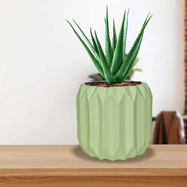 Kavira_Mint_Ceramic_Pots_For_Indoor_Plants,_Planters,Gamla,Outdoor,Balcony,Home,Round,Garden,_Office_Decor,Succulent(H_-_11_X_D_-_12_Cm)
